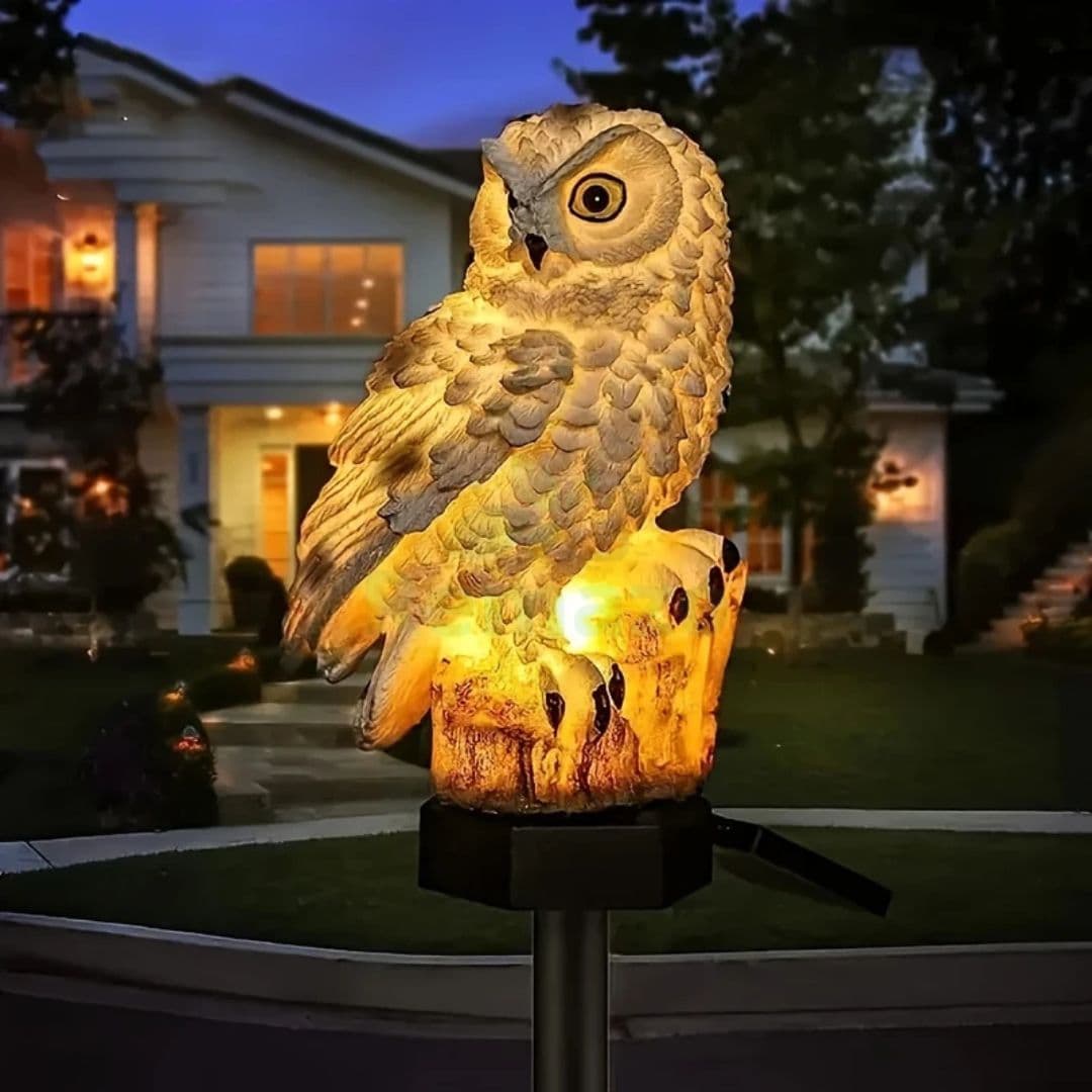 Lampa solarna sowa