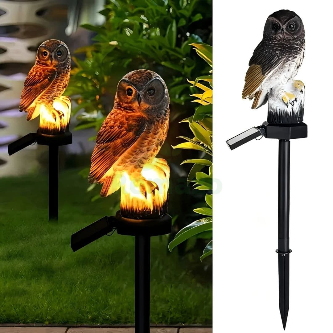 Lampa solarna sowa