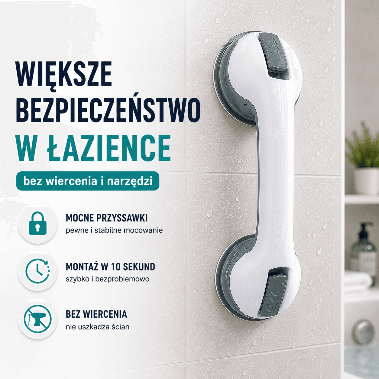 Masażer do mycia stóp z przyssawkami 3w1